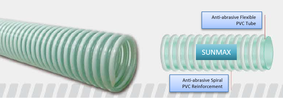 Corrugated PVC suction hose