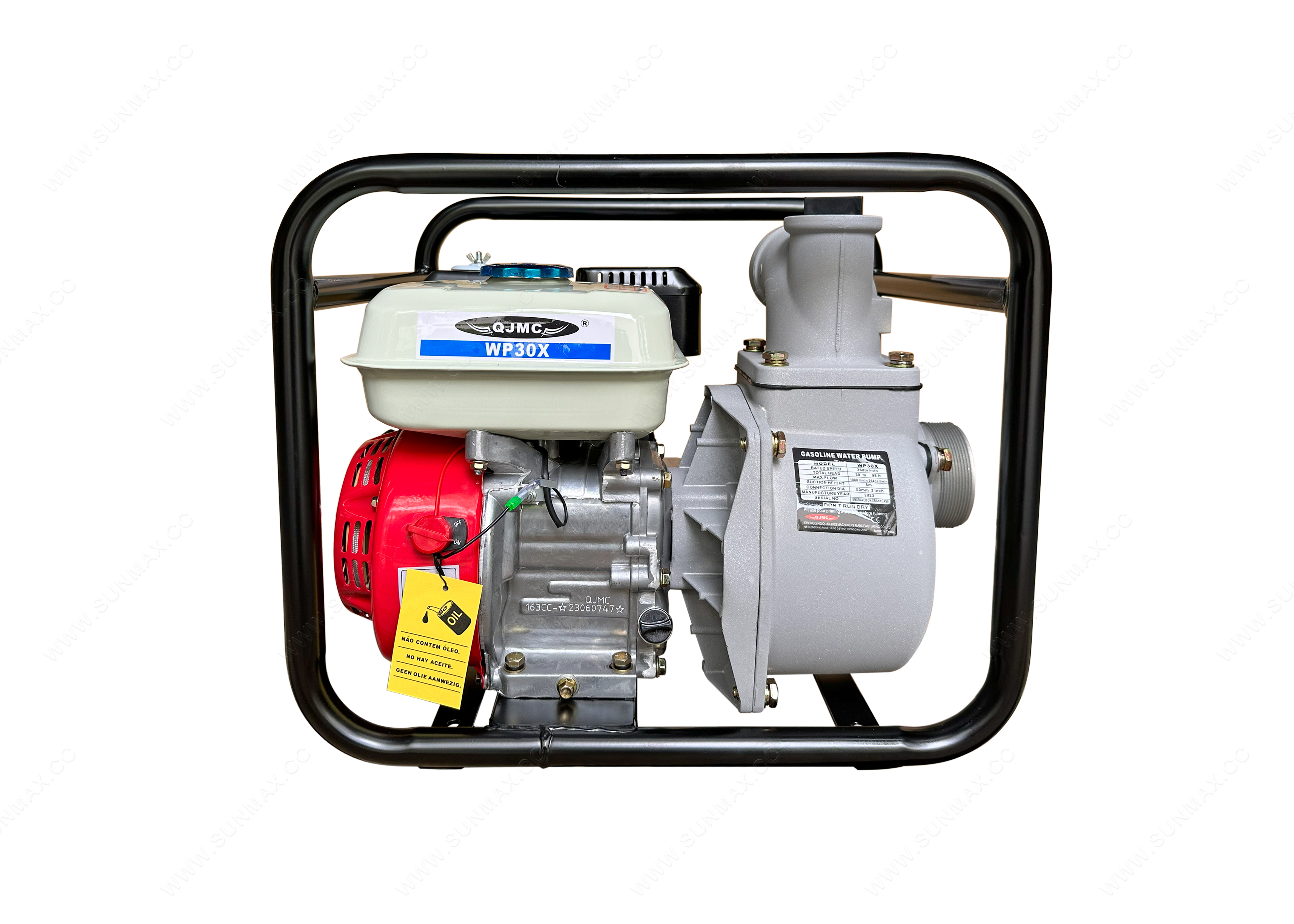 QJMC Brand WP30X 3 inch Gasoline/Petrol  Water Pump for Agriculture
